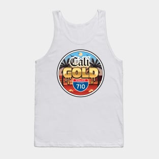 Cali Gold Red Sand Beach Tank Top